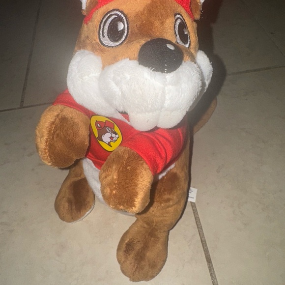 Buc-ees Beaver Mascot 10” Plush With TShirt Bucky Bucees Stuffed Animal Toy - Picture 2 of 8